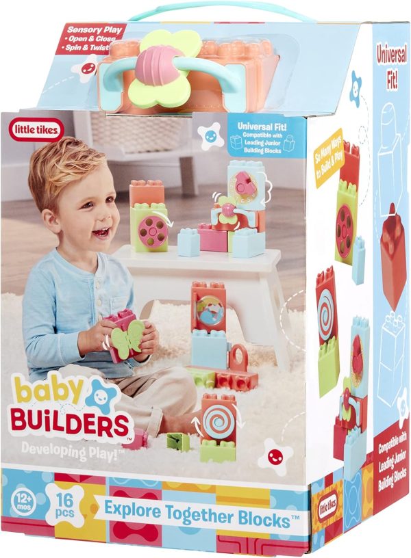 Little Tikes Baby Builders – Explore Together Blocks First Blocks for ...